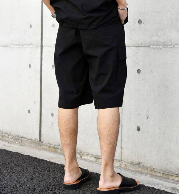 SHIPS any「SHIPS any:〈撥水・軽量・ストレッチ〉SOLOTEX(R)シアサッカー ワイド カーゴ ショーツ◇」|その他|