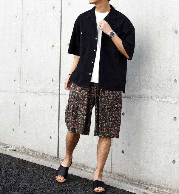 SHIPS any「SHIPS any:〈撥水・軽量・ストレッチ〉SOLOTEX(R)シアサッカー ワイド カーゴ ショーツ◇」|その他|