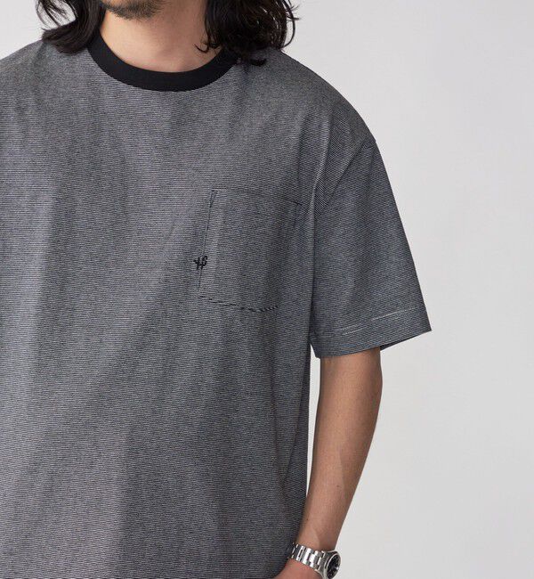 SHIPS「【WEB限定】SHIPS:〈汗染み防止加工〉ワンポイントロゴ ビッグシルエットヘビーウェイトTシャツ」|Tシャツ・カットソー|