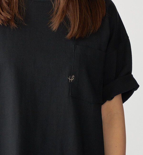 SHIPS「【WEB限定】SHIPS:〈汗染み防止加工〉ワンポイントロゴ ビッグシルエットヘビーウェイトTシャツ」|Tシャツ・カットソー|