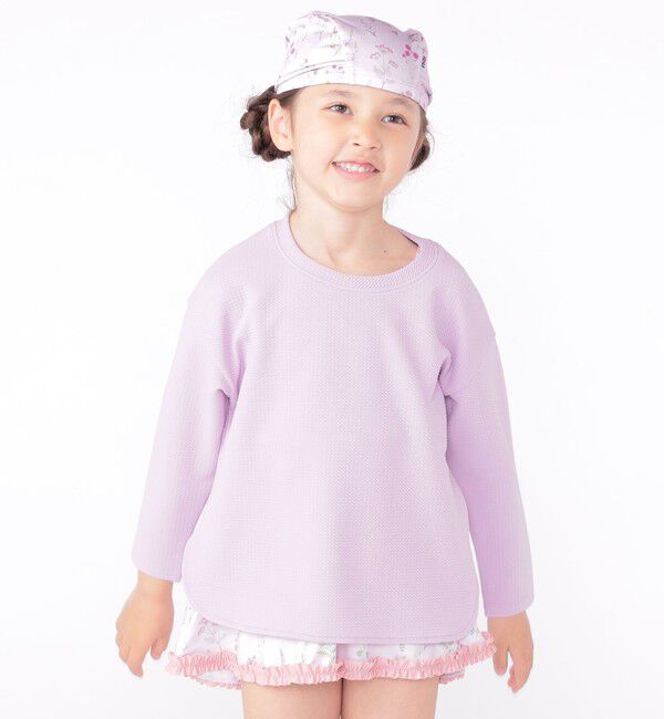 SHIPS KIDS「SHIPS KIDS:90～130cm / フラワー フリル スイム ワンピース」|その他|