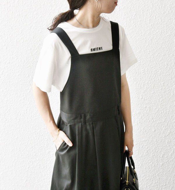 SHIPS any「SHIPS any:〈洗濯機可能〉チノ フレア ジャンパー スカート」|ジャンパースカート|