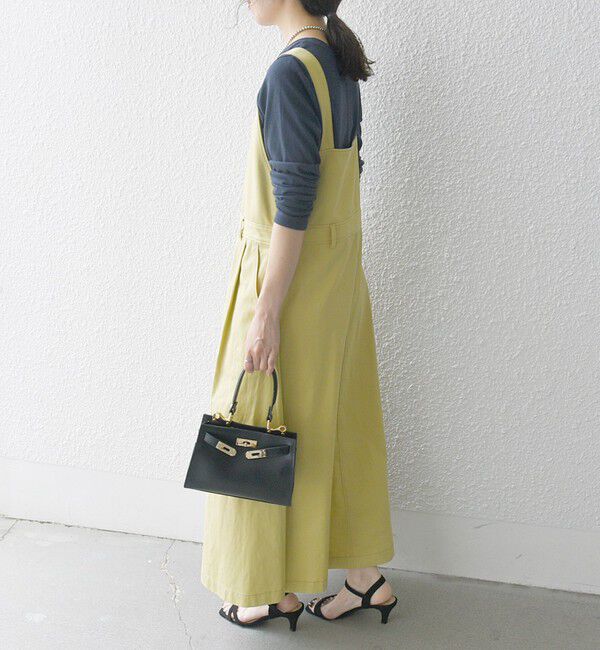 SHIPS any「SHIPS any:〈洗濯機可能〉チノ フレア ジャンパー スカート」|ジャンパースカート|