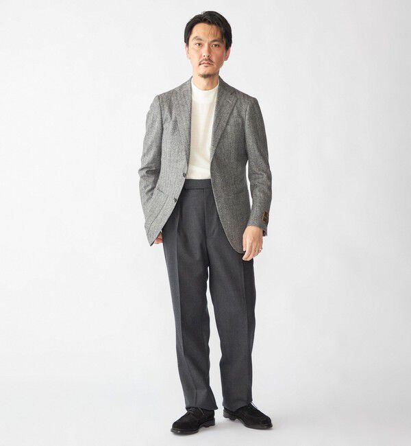 SHIPS「SHIPS:〈手洗い可能〉HANDFRAME 16ゲージ モックネック ニット」|ニット・セーター|