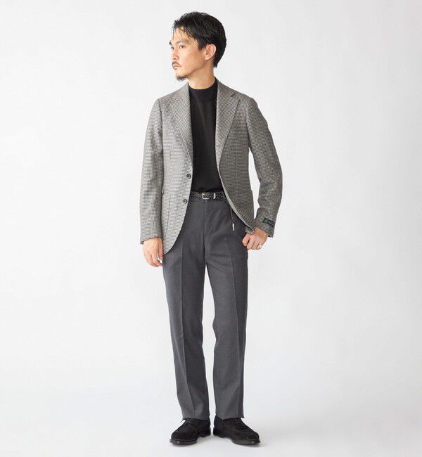 SHIPS「SHIPS:〈手洗い可能〉HANDFRAME 16ゲージ モックネック ニット」|ニット・セーター|