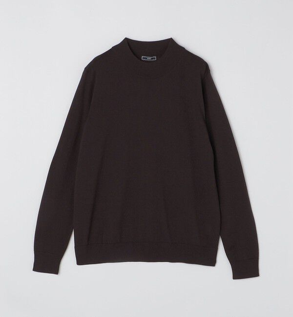 SHIPS「SHIPS:〈手洗い可能〉HANDFRAME 16ゲージ モックネック ニット」|ニット・セーター|