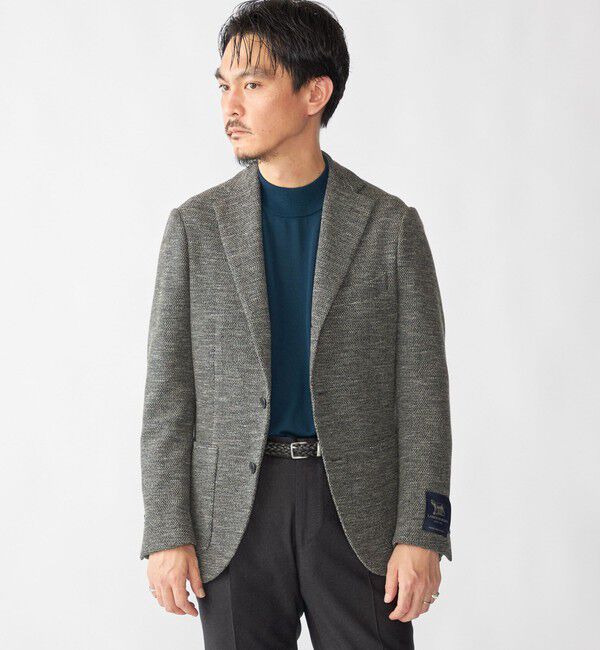 SHIPS「SHIPS:〈手洗い可能〉HANDFRAME 16ゲージ モックネック ニット」|ニット・セーター|