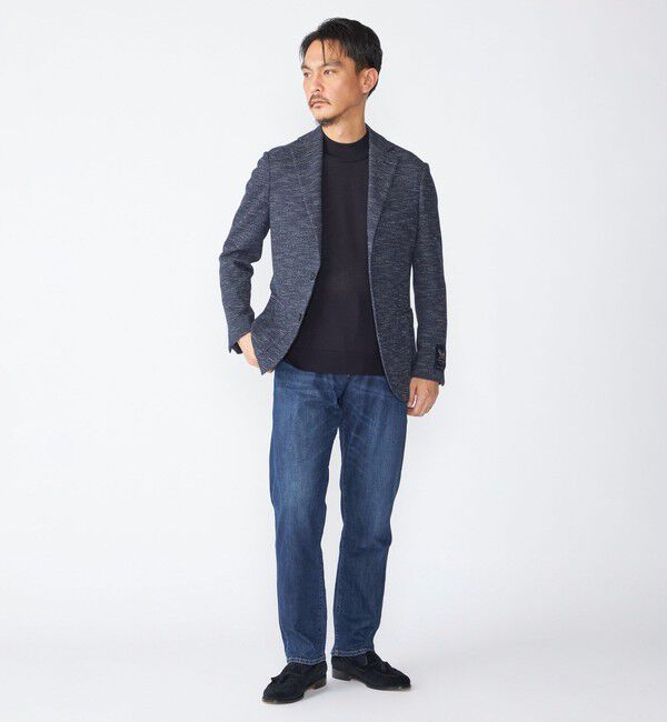 SHIPS「SHIPS:〈手洗い可能〉HANDFRAME 16ゲージ モックネック ニット」|ニット・セーター|