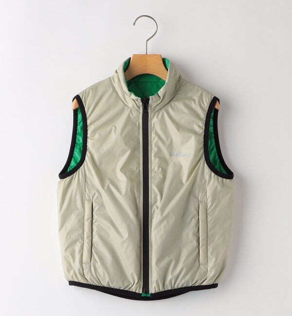 SHIPS KIDS「【SHIPS KIDS別注】WILD THINGS:130～170cm / キルティング リバーシブル ベスト」|ダウンベスト・ベスト|