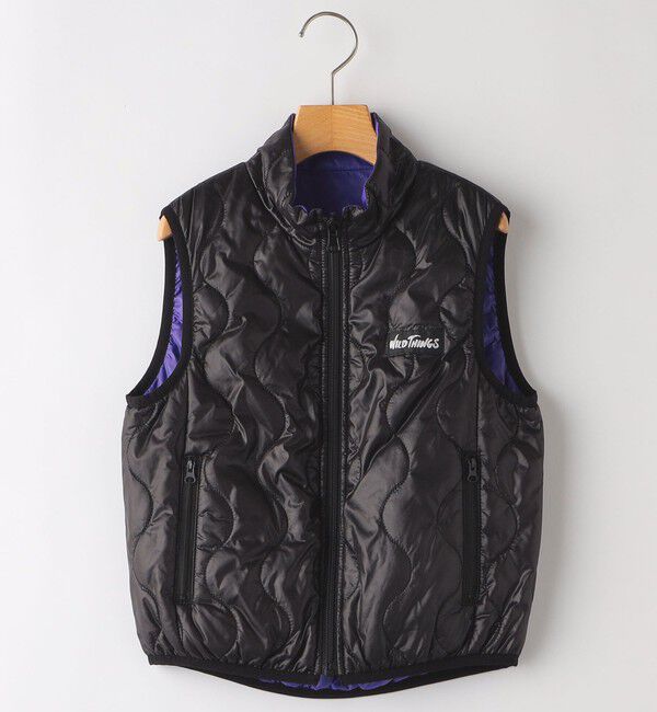 SHIPS KIDS「【SHIPS KIDS別注】WILD THINGS:130～170cm / キルティング リバーシブル ベスト」|ダウンベスト・ベスト|