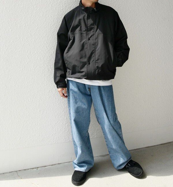 SHIPS any「【SHIPS any別注】HINSON: 2トーン スピンドル ショート モンスター ブルゾン◇」|ブルゾン・スタジャン|