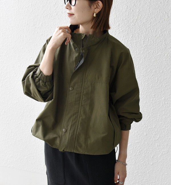 SHIPS any「【SHIPS any別注】HINSON: 2トーン スピンドル ショート モンスター ブルゾン◇」|ブルゾン・スタジャン|