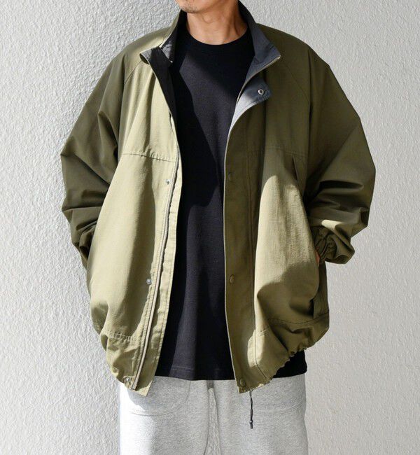 SHIPS any「【SHIPS any別注】HINSON: 2トーン スピンドル ショート モンスター ブルゾン◇」|ブルゾン・スタジャン|