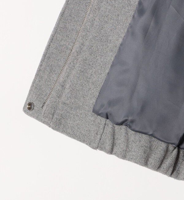 quaranciel「quaranciel: メルトン スタンドカラー ジップ ブルゾン コート」|ブルゾン・スタジャン|