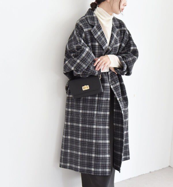 quaranciel「quaranciel: リバー チェスター ロング コート」|チェスターコート|