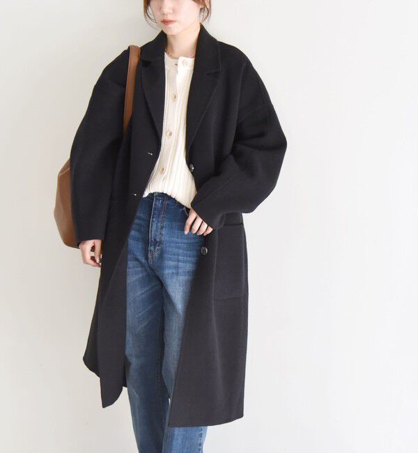 quaranciel「quaranciel: リバー チェスター ロング コート」|チェスターコート|