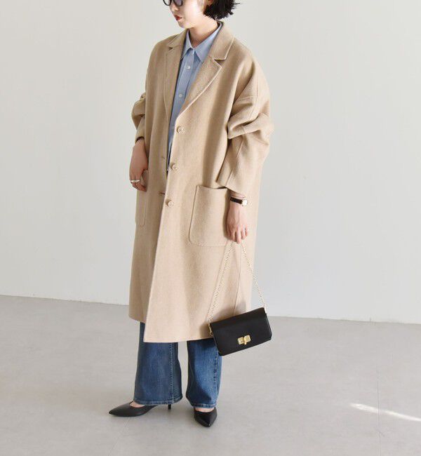 quaranciel「quaranciel: リバー チェスター ロング コート」|チェスターコート|