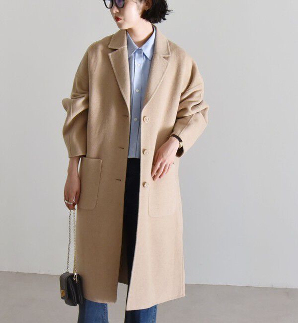 quaranciel「quaranciel: リバー チェスター ロング コート」|チェスターコート|