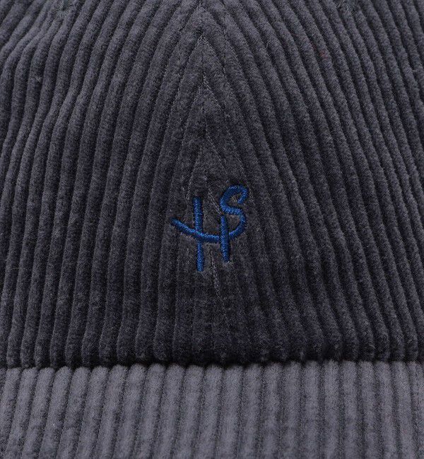 SHIPS「【WEB限定】SHIPS: ワンポイント ロゴ 刺繍 コーデュロイ オーバーフィット キャップ」|キャップ・キャスケット|