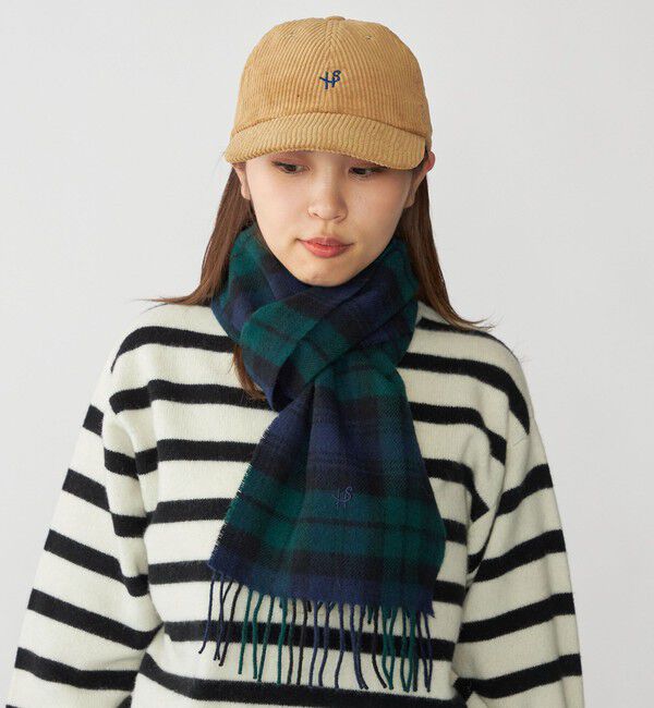 SHIPS「【WEB限定】SHIPS: ワンポイント ロゴ 刺繍 コーデュロイ オーバーフィット キャップ」|キャップ・キャスケット|