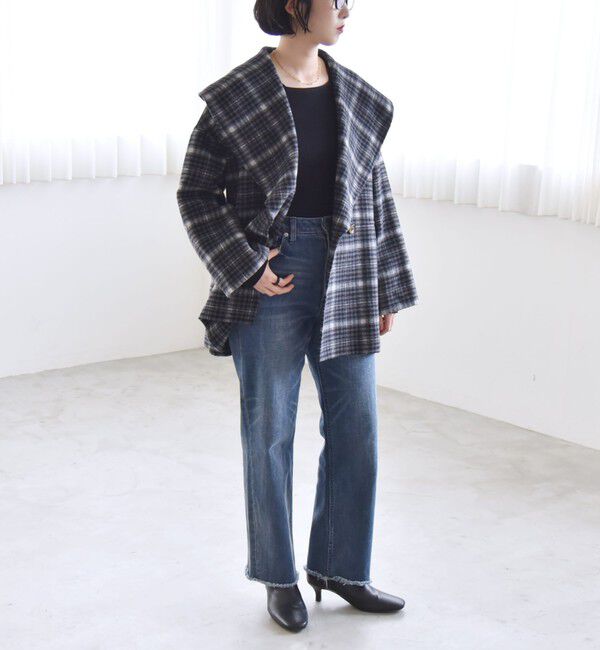 quaranciel「quaranciel: リバー ケープ ショート コート 25AW」|その他|