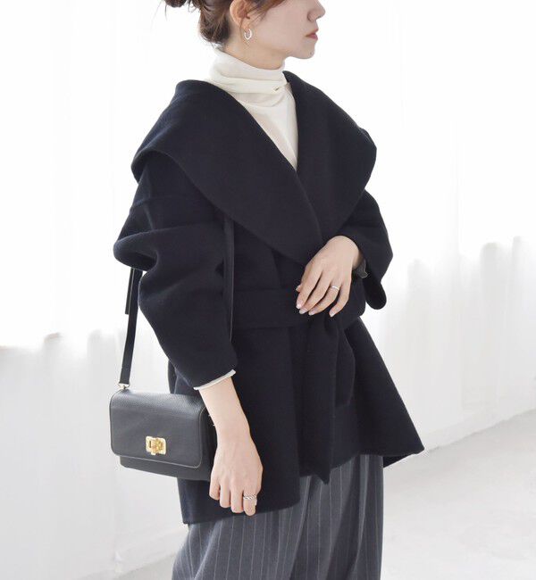quaranciel「quaranciel: リバー ケープ ショート コート 25AW」|その他|