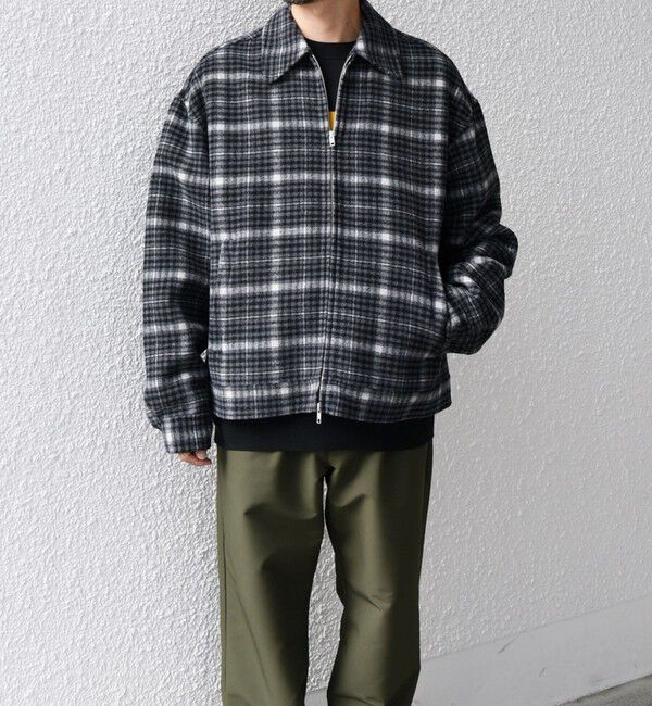 SHIPS any「SHIPS any: リバー メルトン オーバーサイズ ジップ ブルゾン◇」|ブルゾン・スタジャン|