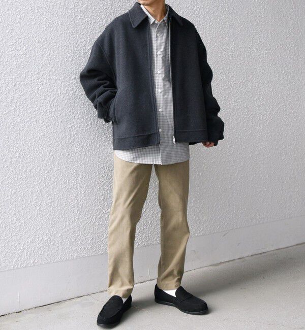 SHIPS any「SHIPS any: リバー メルトン オーバーサイズ ジップ ブルゾン◇」|ブルゾン・スタジャン|