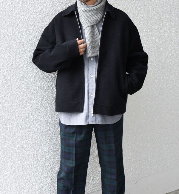 SHIPS any「SHIPS any: リバー メルトン オーバーサイズ ジップ ブルゾン◇」|ブルゾン・スタジャン|