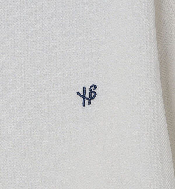 SHIPS「【WEB限定】SHIPS:〈抗菌・防臭〉ワンポイントロゴ バーズアイ ヘンリーネック 長袖 Tシャツ」|Tシャツ・カットソー|