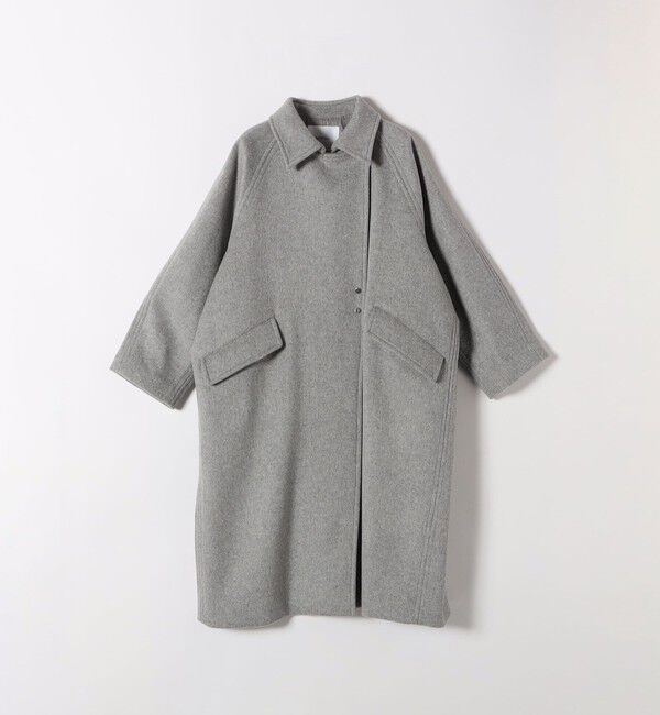 SHIPS any「SHIPS any: バルマカーン コクーン コート 25AW」|ステンカラーコート|