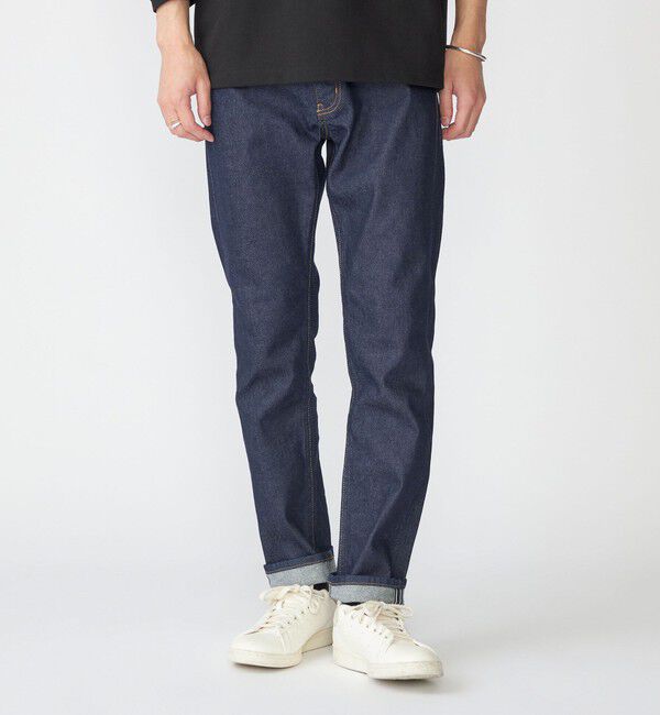 SHIPS「【WEB限定】SHIPS: MADE IN JAPAN セルビッチ スリムストレート デニム パンツ」|デニム|