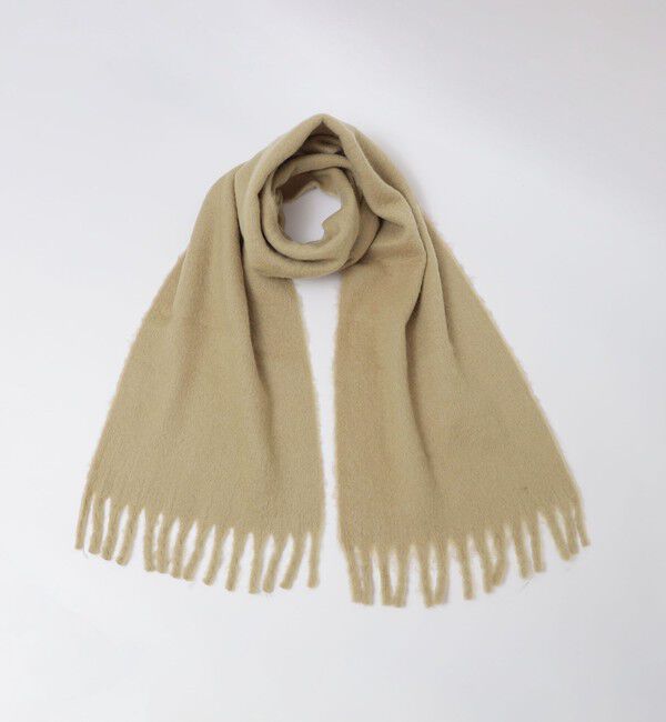 SHIPS「【WEB限定】SHIPS:〈洗濯機可能〉ボリューム マフラー (ソリッド)」|マフラー|