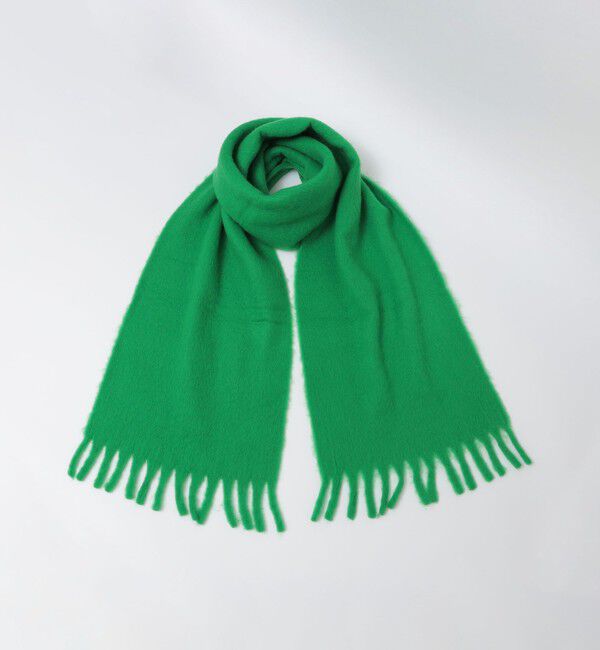 SHIPS「【WEB限定】SHIPS:〈洗濯機可能〉ボリューム マフラー (ソリッド)」|マフラー|