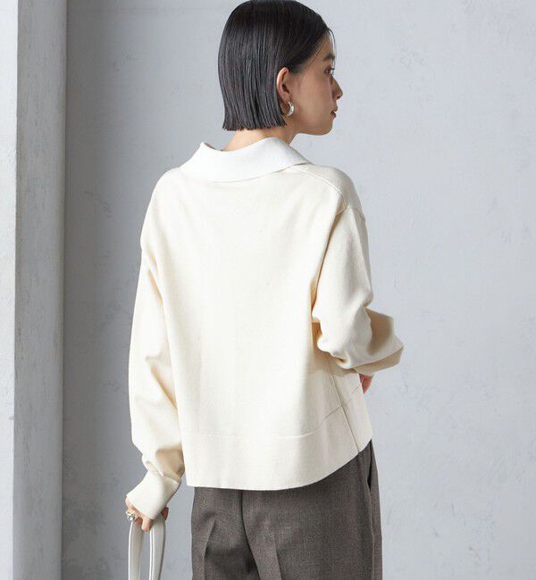 SHIPS for women「〈手洗い可能〉エンブレム ラガー ニット」|ニット・セーター|