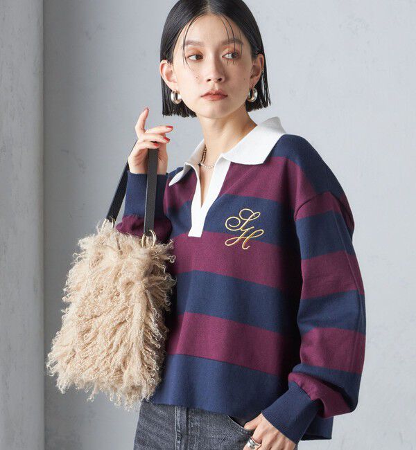 SHIPS for women「〈手洗い可能〉エンブレム ラガー ニット」|ニット・セーター|