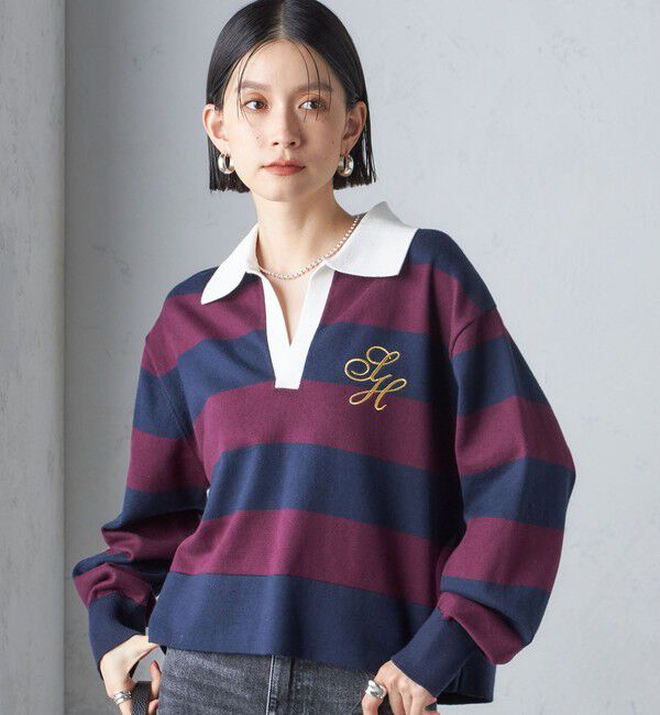 SHIPS for women「〈手洗い可能〉エンブレム ラガー ニット」|ニット・セーター|