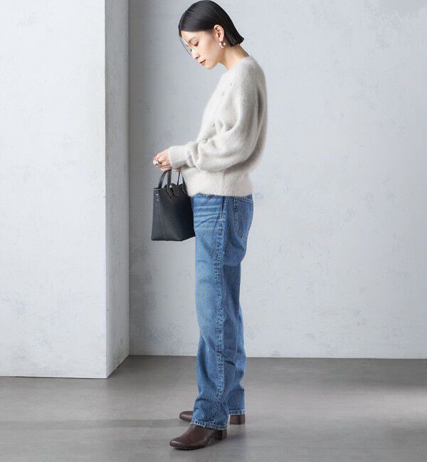 SHIPS for women「〈手洗い可能〉ビジュー FOX クルーネック プルオーバー」|ニット・セーター|