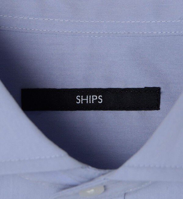 SHIPS「【WEB限定】SHIPS: 防シワ・吸水速乾 Drymix(R)タイプライターセミワイドカラーシャツ」|シャツ・ブラウス|