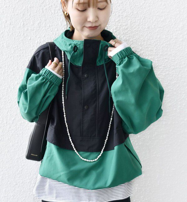 SHIPS for women「【SHIPS別注】WILD THINGS:〈洗濯機可能〉アノラック ジャケット」|ブルゾン・スタジャン|