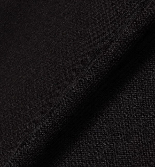 quaranciel「quaranciel:〈洗濯機可能〉ダブルクロス フレア ノーカラー ジャケット（セットアップ対応）」|ノーカラージャケット|