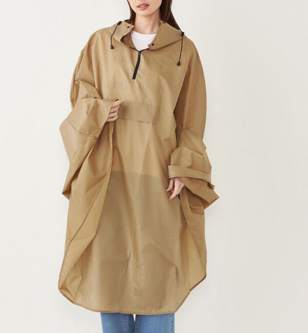 SHIPS Colors 「《一部追加予約》assa:サイクル ポンチョ (レインコート)◆」|レインコート|ベージュ