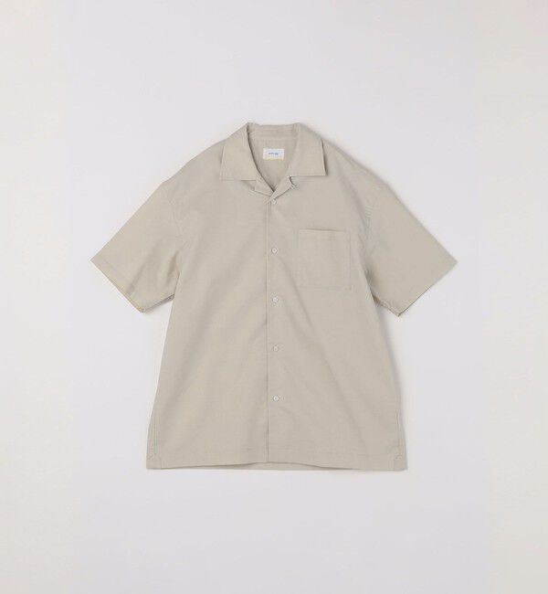 SHIPS any「SHIPS any:〈接触冷感/遮熱等〉ハイブリッドリネン オープンカラー シャツ(セットアップ対応)◇」|シャツ・ブラウス|