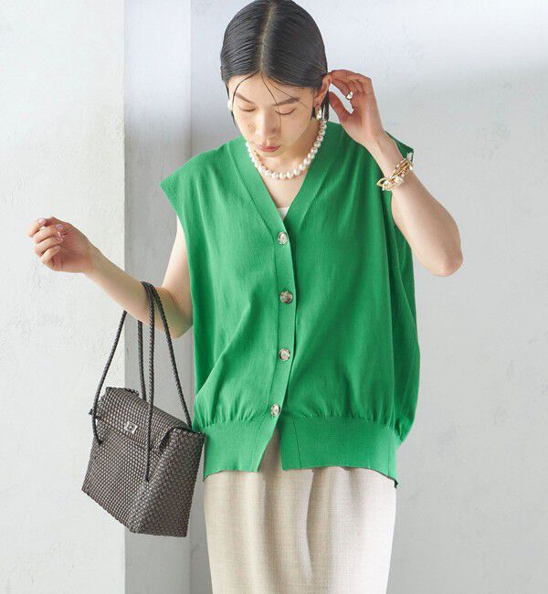 SHIPS for women「【SHIPS別注】Diminutivo:フタ付き メルカドバッグ」|かごバッグ|