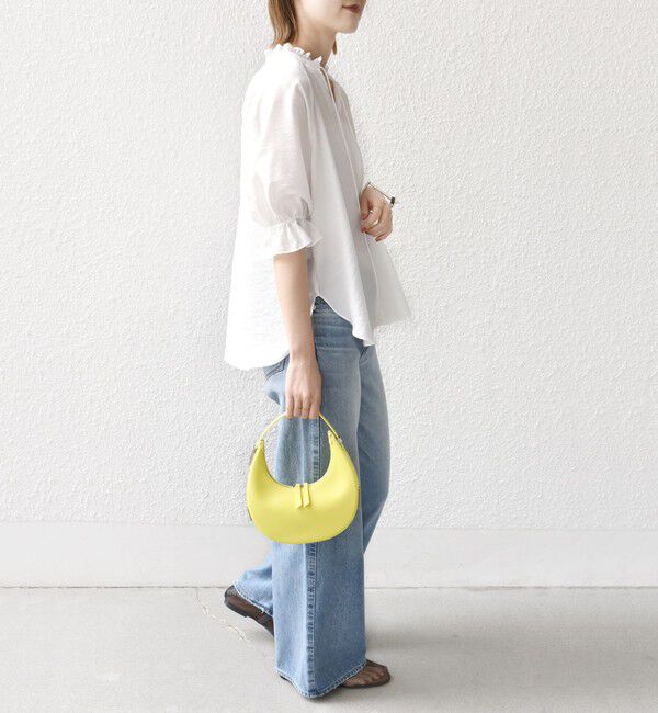 SHIPS for women「〈洗濯機可能〉前後 2WAY フリル リボン シアー ブラウス」|シャツ・ブラウス|