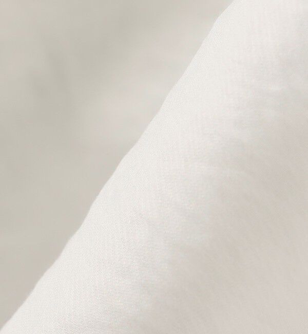 SHIPS for women「〈洗濯機可能〉前後 2WAY フリル リボン シアー ブラウス」|シャツ・ブラウス|