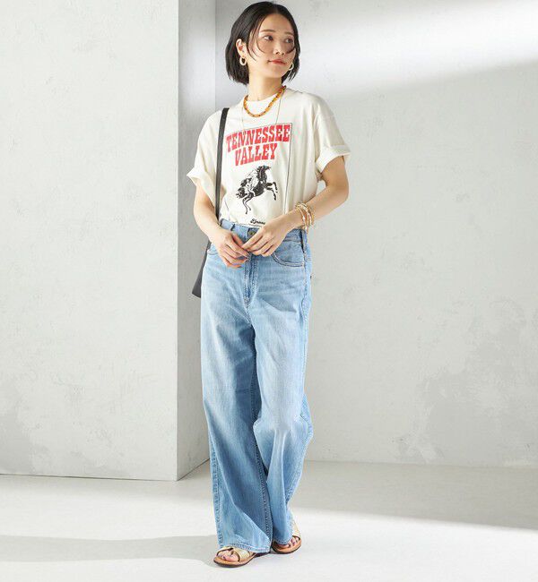 SHIPS for women「【SHIPS別注】TENNESSEE:イージー ショート スリーブ TEE」|Tシャツ・カットソー|