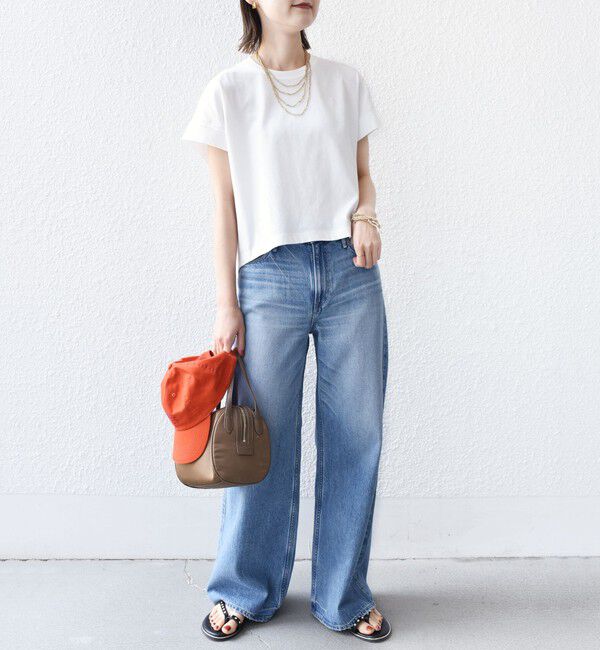 SHIPS for women「〈接触冷感 / UVカット〉コクーン フレンチ スリーブ プルオーバー」|Tシャツ・カットソー|