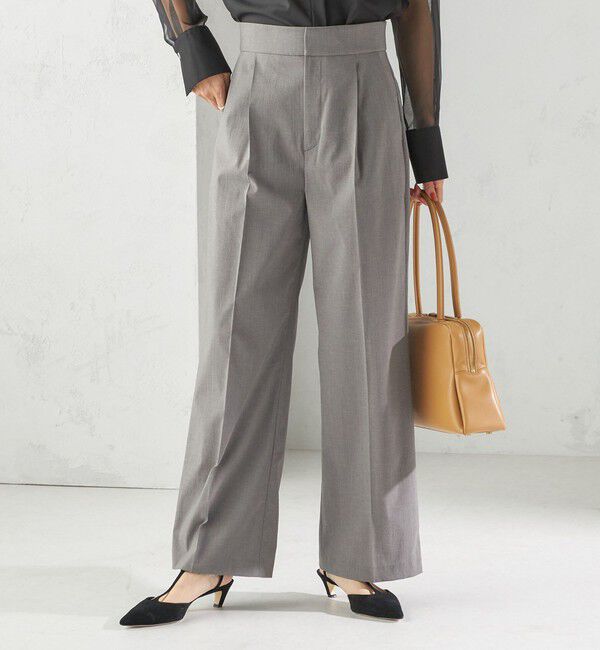 SHIPS for women「〈洗濯機可能〉マルチ ファンクション ワイド スラックス」|その他|