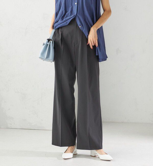 SHIPS for women「〈洗濯機可能〉マルチ ファンクション ワイド スラックス」|その他|